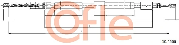 Cable Pull, parking brake 92.10.4566