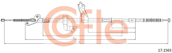Cable Pull, parking brake 92.17.1563