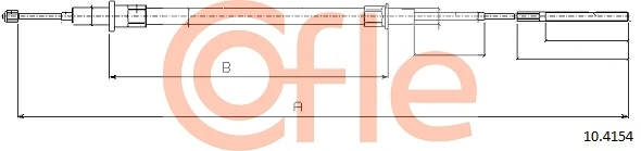 Cable Pull, parking brake 10.4154