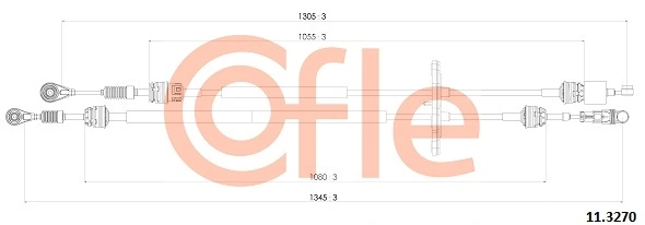 Cable Pull, manual transmission 11.3270