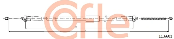 Cable Pull, parking brake 92.11.6603