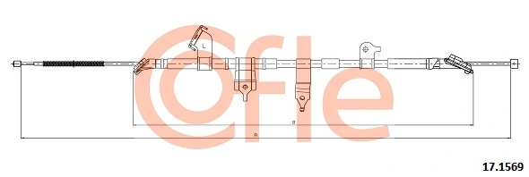 Cable Pull, parking brake 92.17.1569