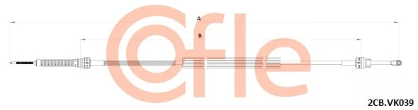 Cable Pull, manual transmission 92.2CB.VK039