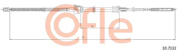 Cable Pull, parking brake 92.10.7132