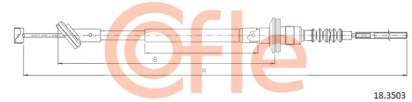Cable Pull, clutch control 92.18.3503