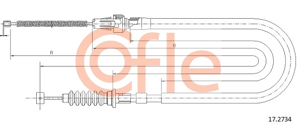 Cable Pull, parking brake 92.17.2734