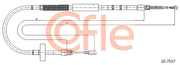 Cable Pull, parking brake 92.10.7537