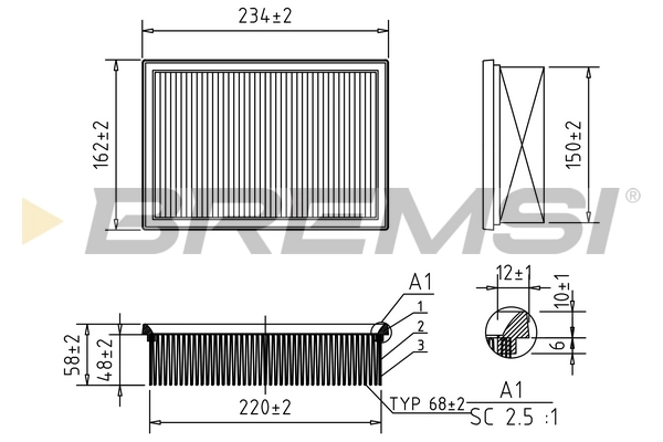 Air Filter FA0597