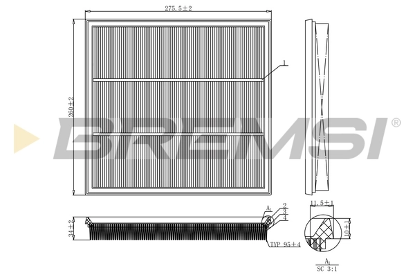 Air Filter FA1131