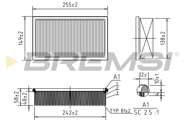 Air Filter FA1626