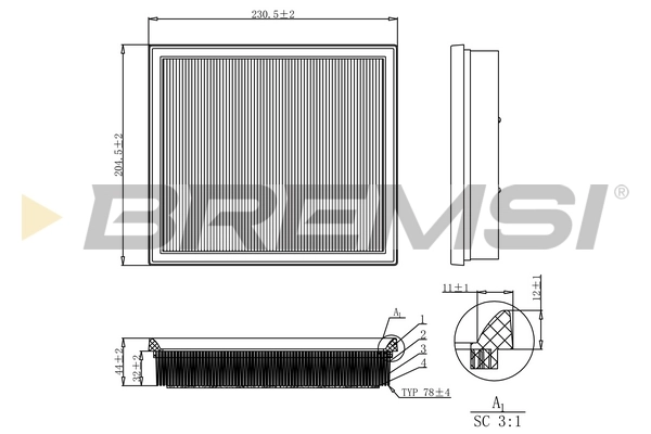 Air Filter FA1181