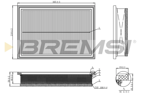 Air Filter FA1158