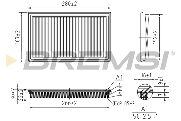Air Filter FA1212