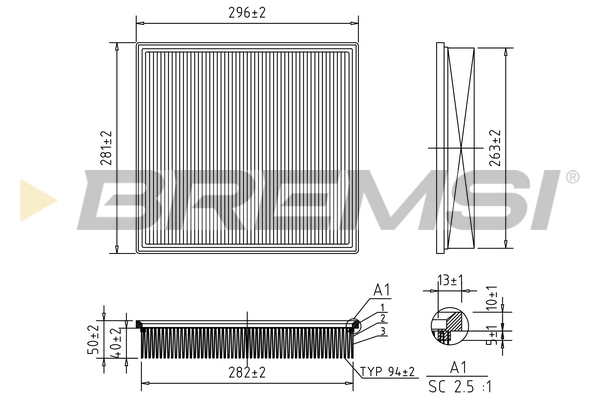 Air Filter FA0654