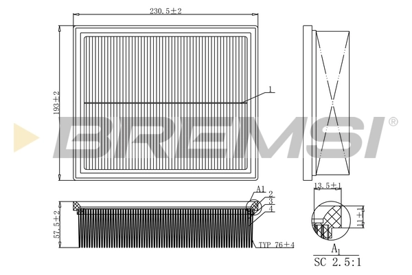 Air Filter FA1153