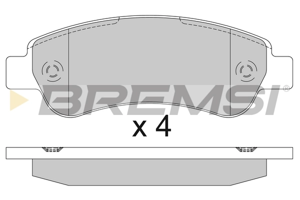 Brake Pad Set, disc brake BP3286