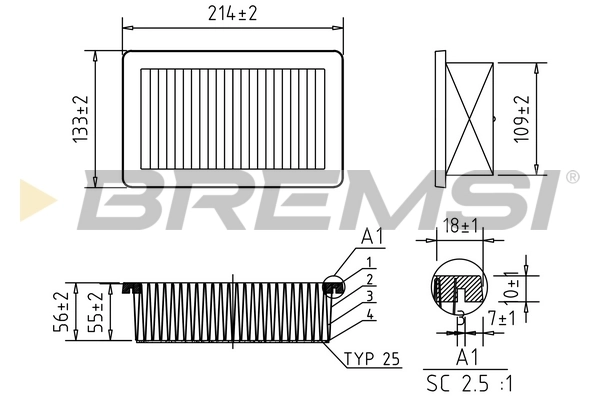 Air Filter FA0558