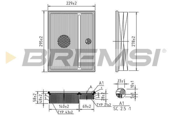 Air Filter FA1368