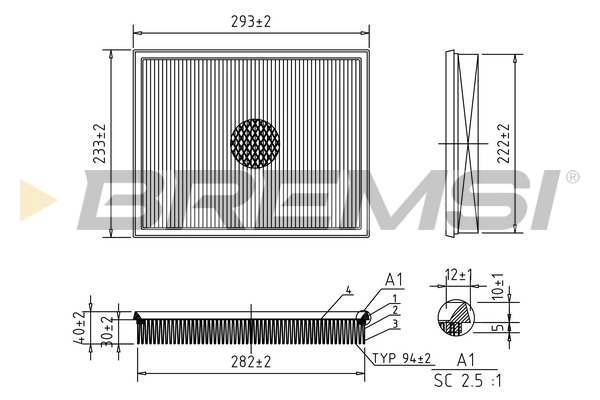 Air Filter FA0616