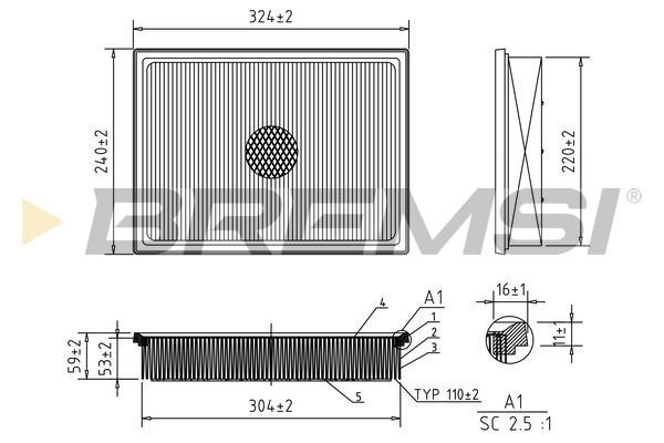 Air Filter FA1130