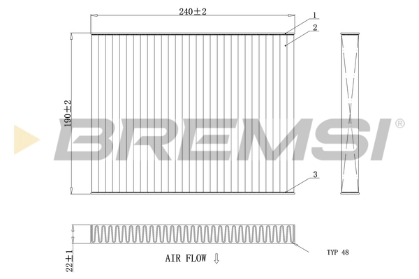 Filter, cabin air FC0081