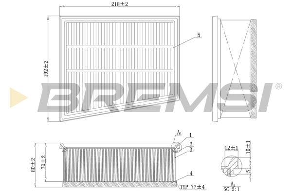 Air Filter FA1166