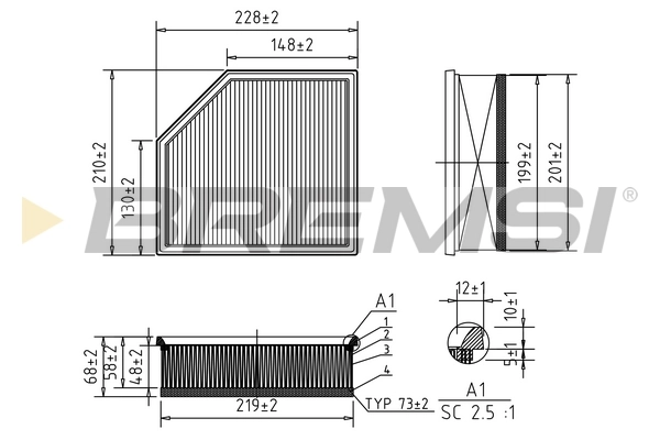 Air Filter FA1035