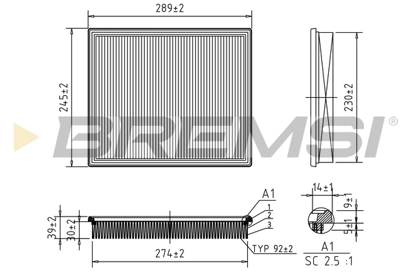 Air Filter FA1673