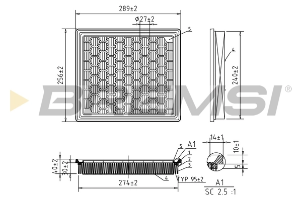 Air Filter FA1043
