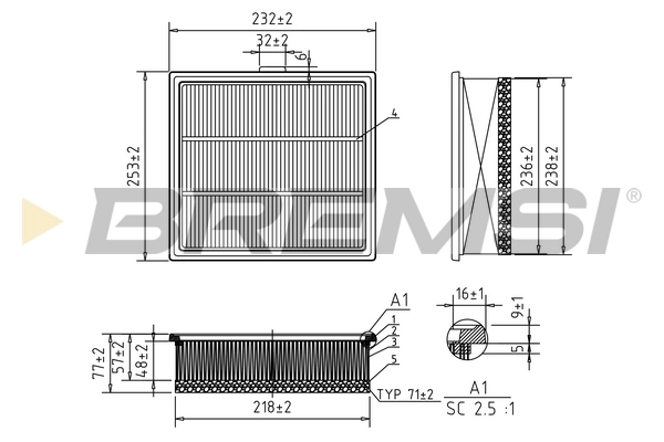 Air Filter FA1105