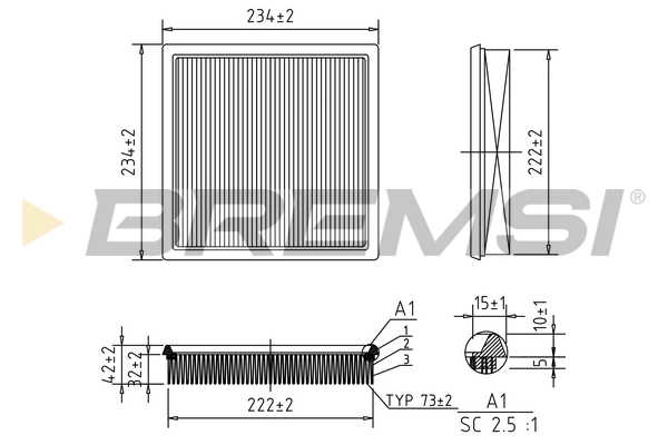 Air Filter FA1384
