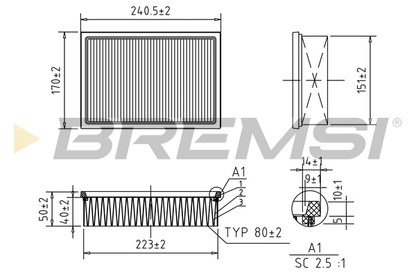 Air Filter FA0599