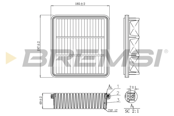 Air Filter FA1150
