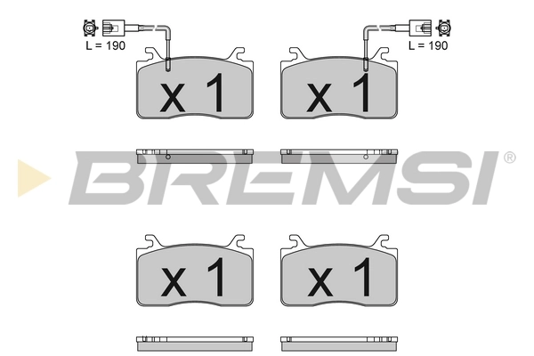 Brake Pad Set, disc brake BP3833CE