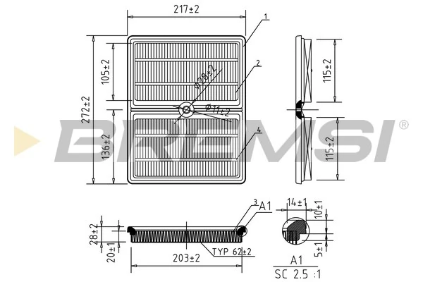 Air Filter FA0553