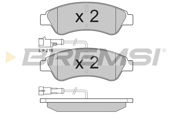 Brake Pad Set, disc brake BP3612