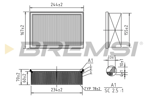 Air Filter FA1148