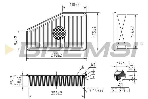 Air Filter FA2567