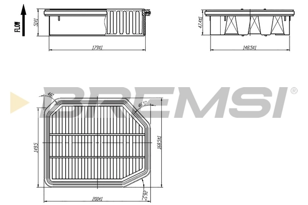 BREMSI FA1089 Genuine