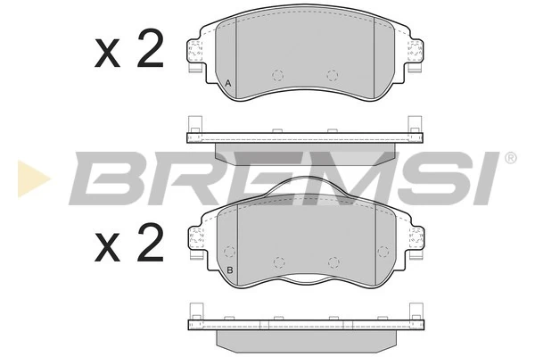 Brake Pad Set, disc brake BP3491