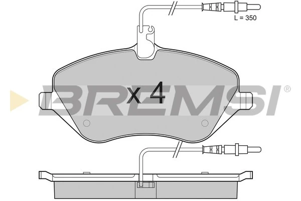 Brake Pad Set, disc brake BP3181
