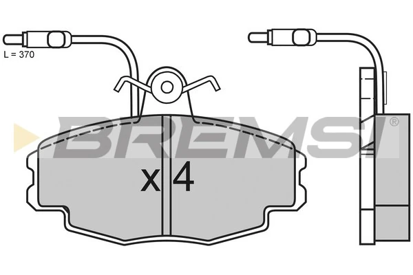 Brake Pad Set, disc brake BP2528