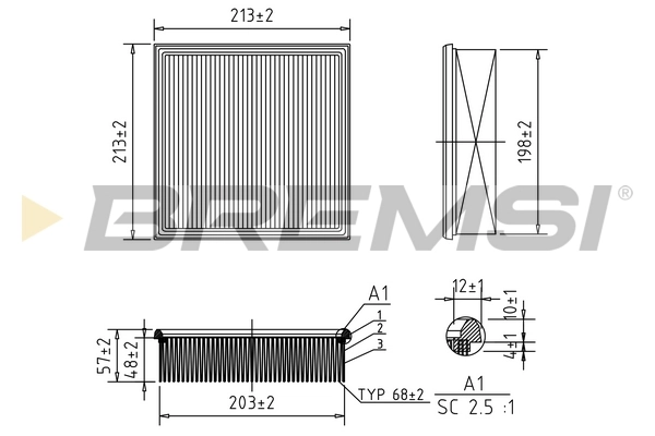 Air Filter FA1641