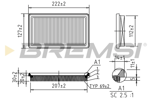 Air Filter FA0587