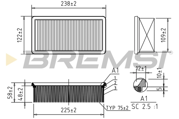 Air Filter FA0540