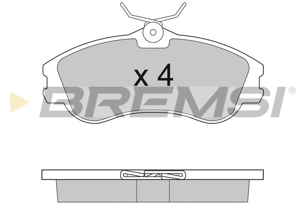 Brake Pad Set, disc brake BP2921