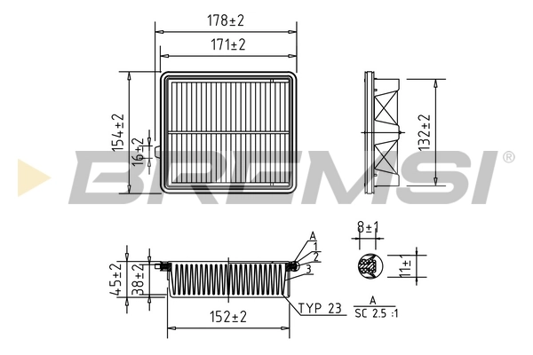 Air Filter FA1045