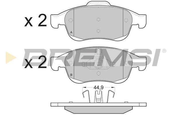Brake Pad Set, disc brake BP3392