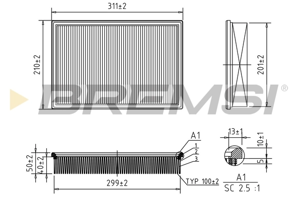 Air Filter FA1598