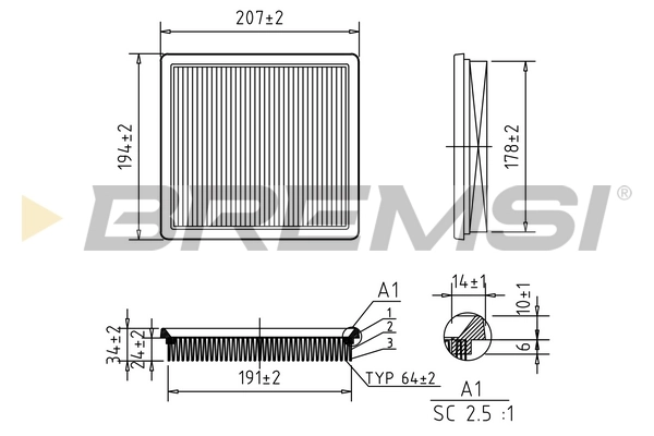 Air Filter FA0581